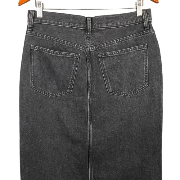 Madewell Denim Mid-Rise Maxi Skirt Lunar Wash NWT - Picture 7 of 15